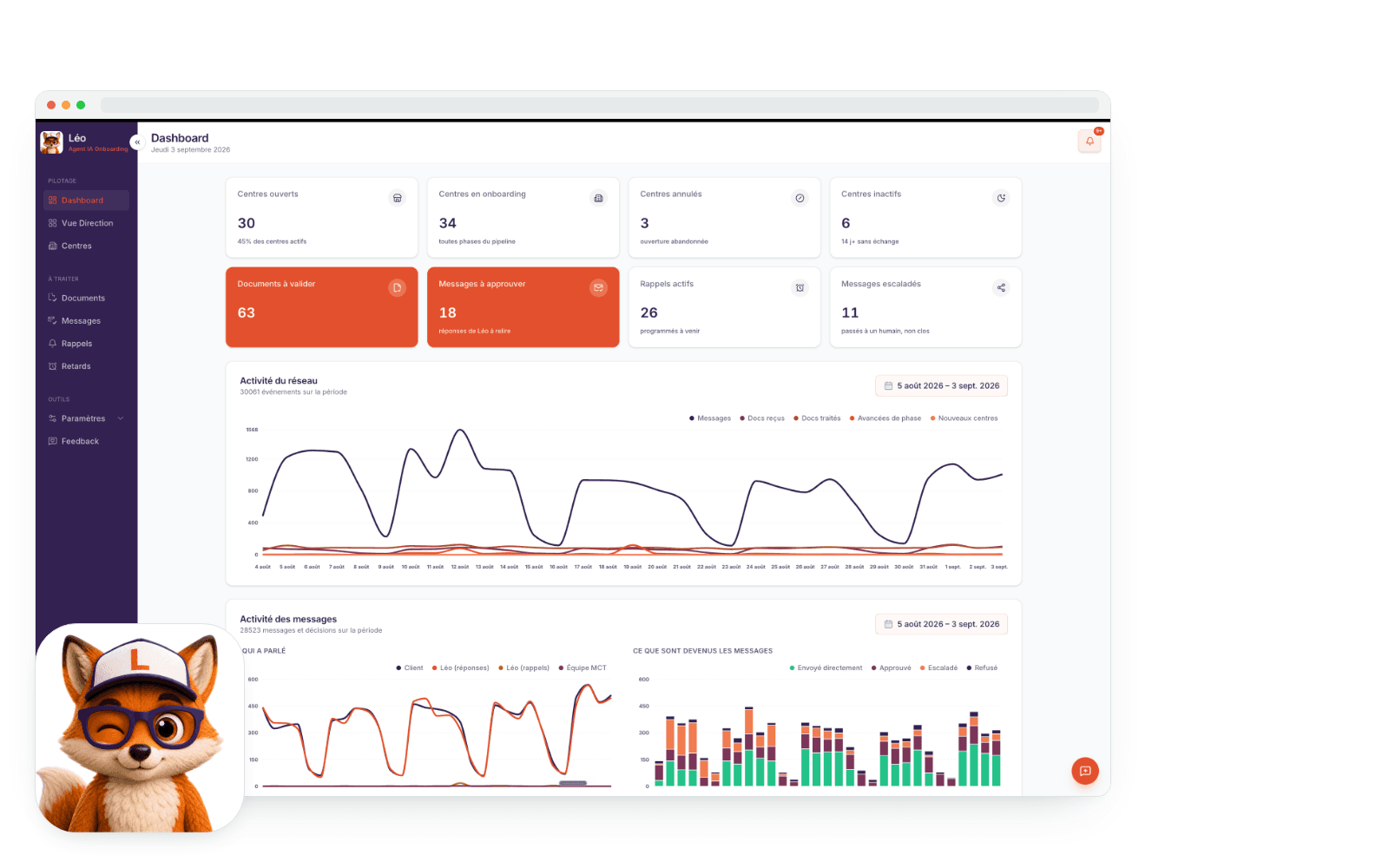 Aperçu du projet Onboarding client